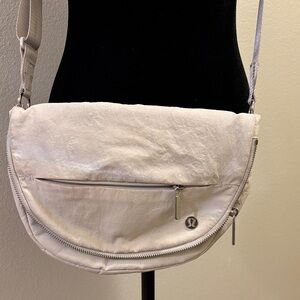 lululemon All Night Festival Beige Crossbody Bag